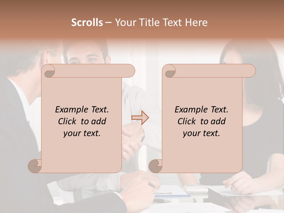 Business Agent Discussion PowerPoint Template