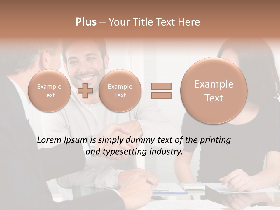 Business Agent Discussion PowerPoint Template