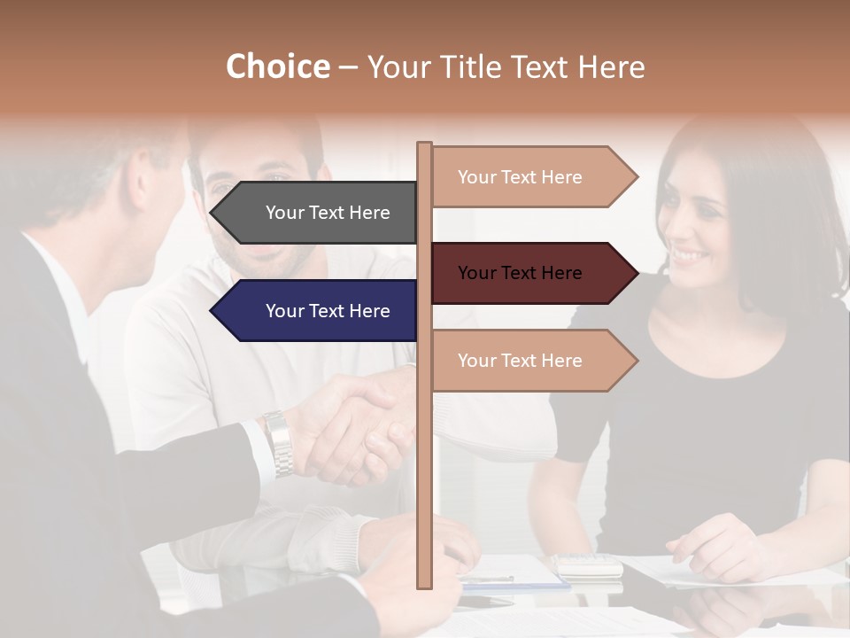 Business Agent Discussion PowerPoint Template