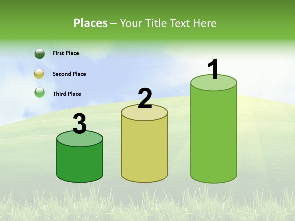 Landscaped Land Sustainable PowerPoint Template