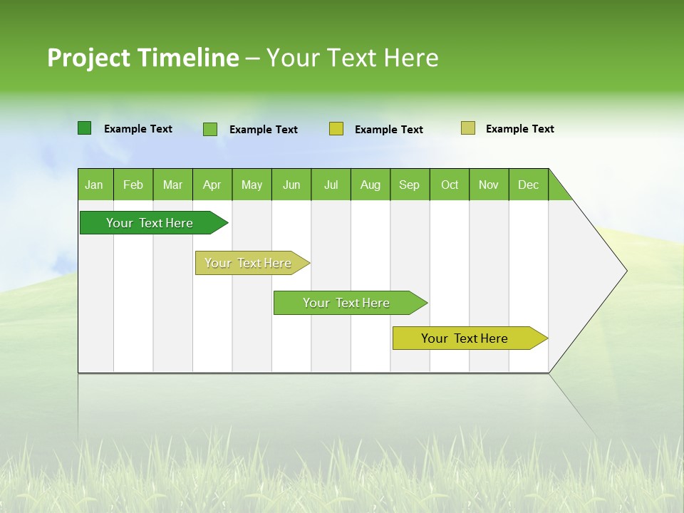 Landscaped Land Sustainable PowerPoint Template