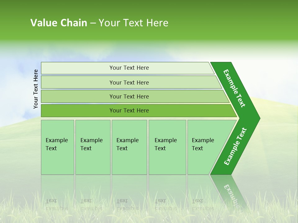Landscaped Land Sustainable PowerPoint Template