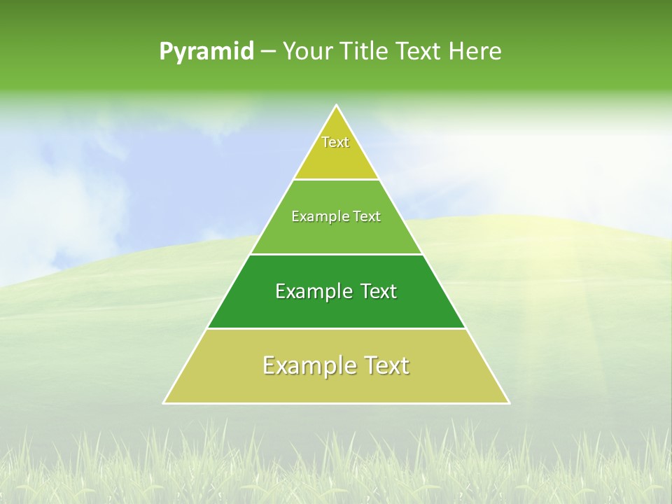 Landscaped Land Sustainable PowerPoint Template