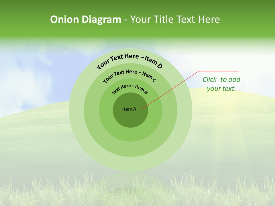 Landscaped Land Sustainable PowerPoint Template