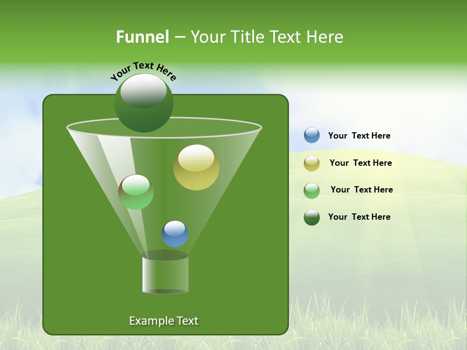Landscaped Land Sustainable PowerPoint Template