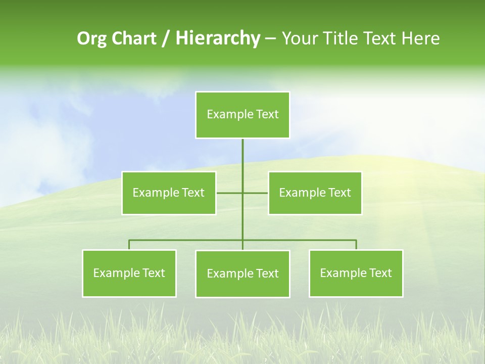 Landscaped Land Sustainable PowerPoint Template