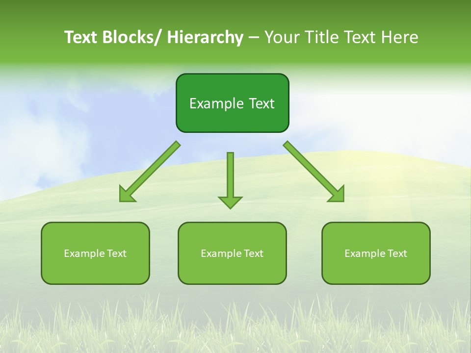 Landscaped Land Sustainable PowerPoint Template