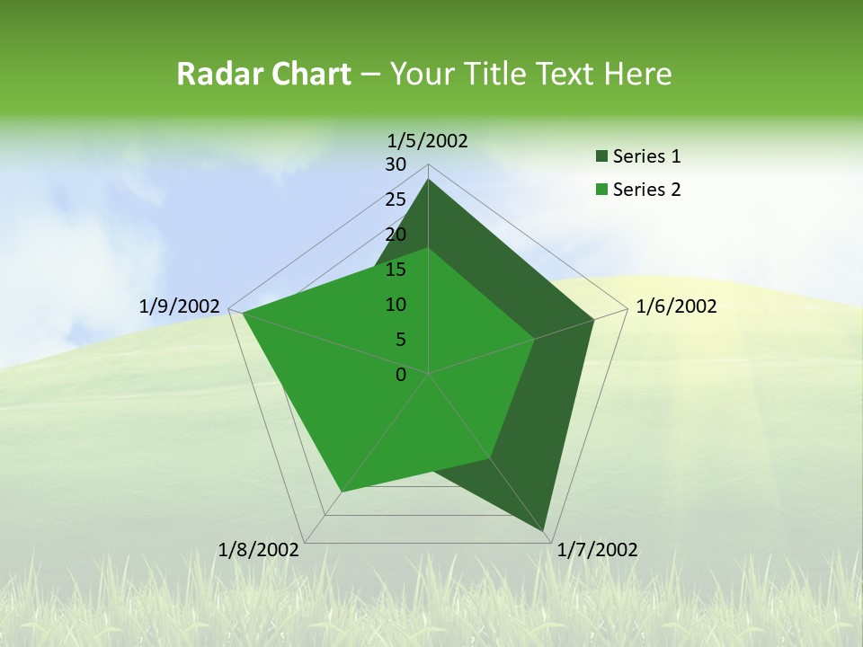 Landscaped Land Sustainable PowerPoint Template