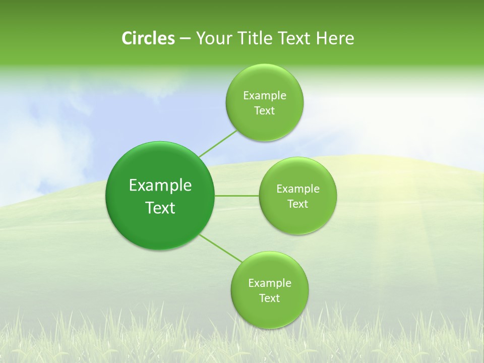 Landscaped Land Sustainable PowerPoint Template