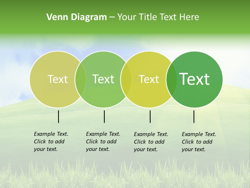 Landscaped Land Sustainable PowerPoint Template