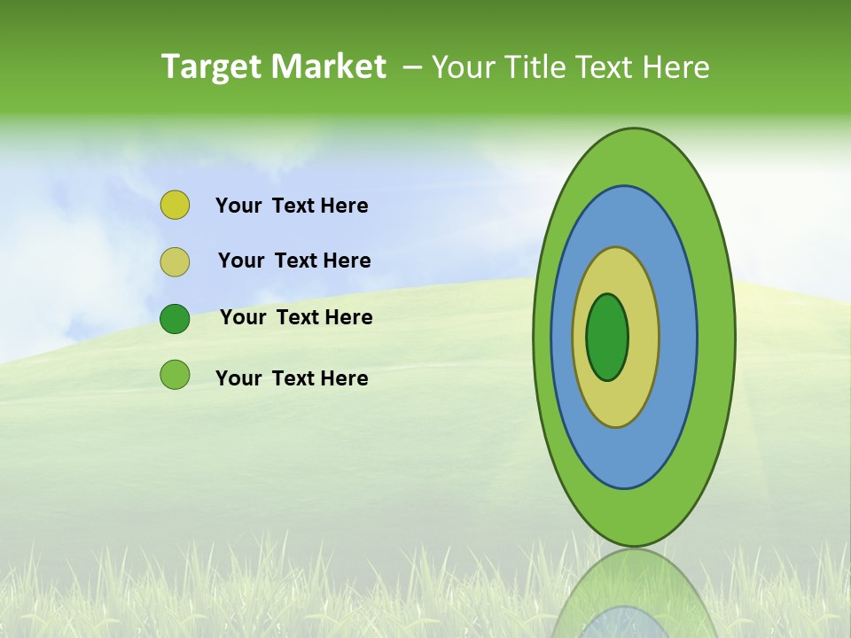 Landscaped Land Sustainable PowerPoint Template