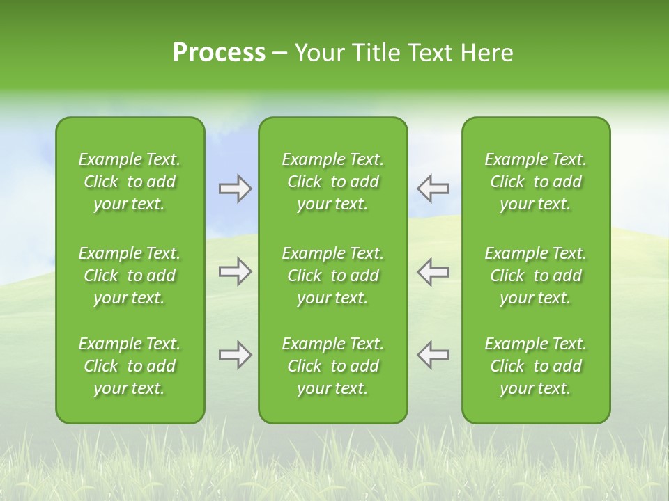 Landscaped Land Sustainable PowerPoint Template