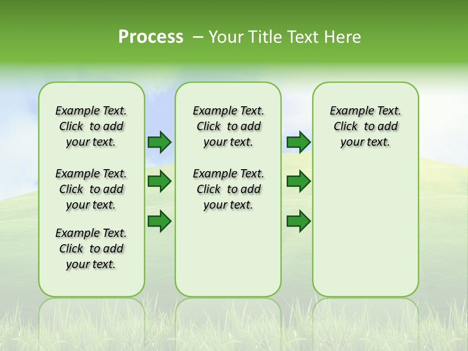 Landscaped Land Sustainable PowerPoint Template