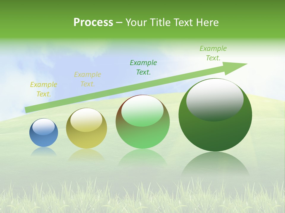 Landscaped Land Sustainable PowerPoint Template