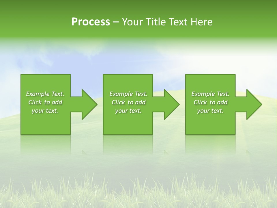 Landscaped Land Sustainable PowerPoint Template