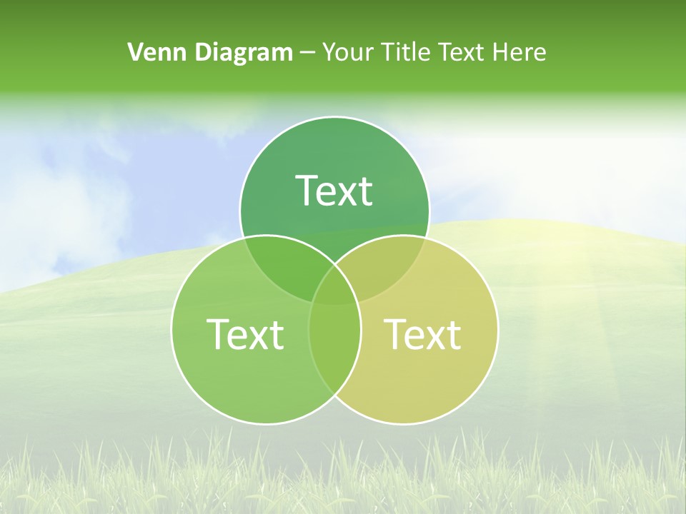 Landscaped Land Sustainable PowerPoint Template