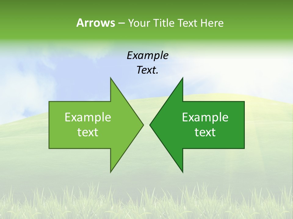 Landscaped Land Sustainable PowerPoint Template