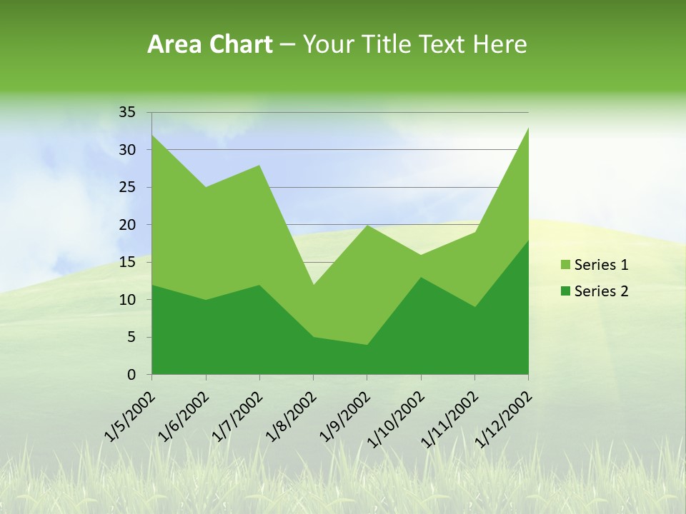 Landscaped Land Sustainable PowerPoint Template