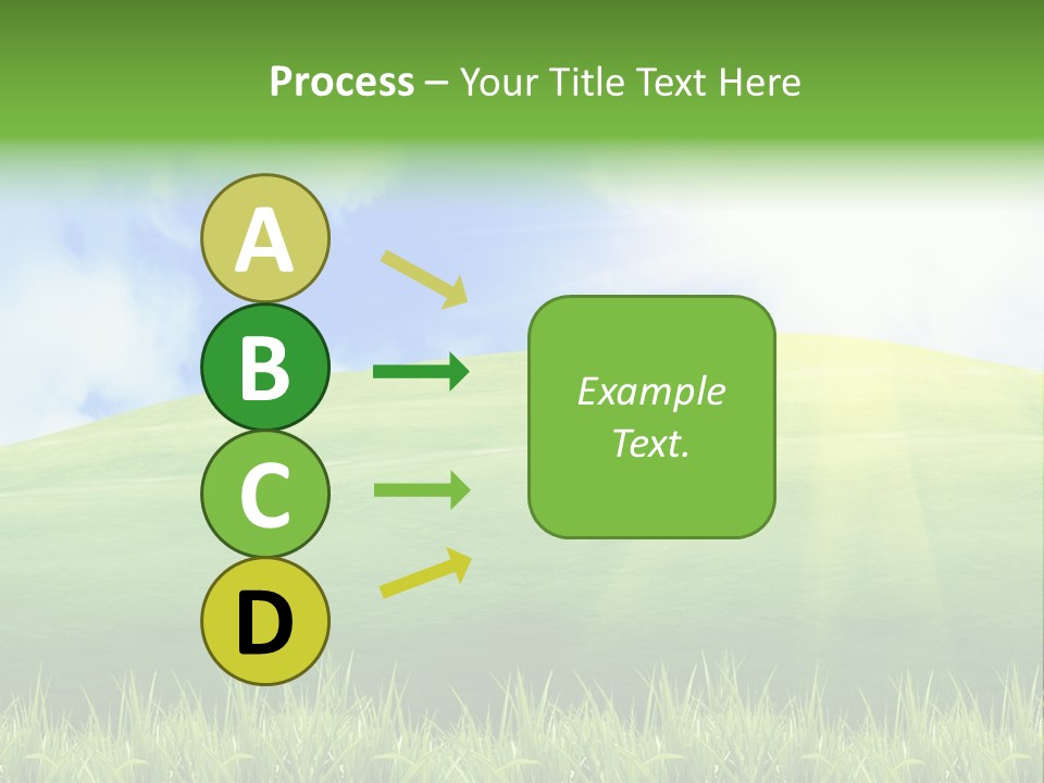 Landscaped Land Sustainable PowerPoint Template