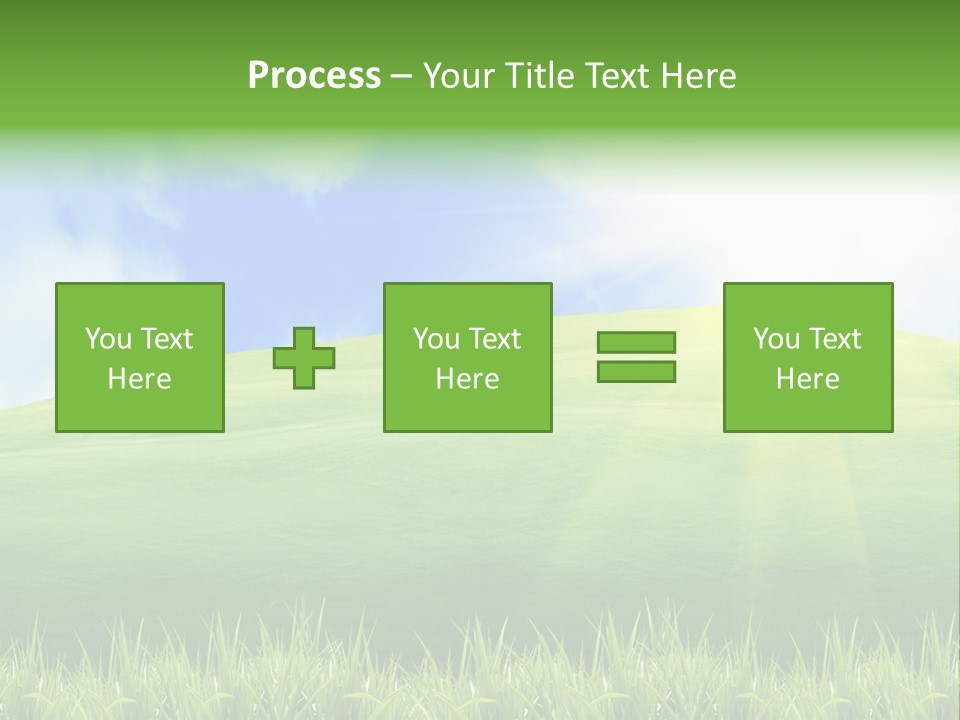 Landscaped Land Sustainable PowerPoint Template