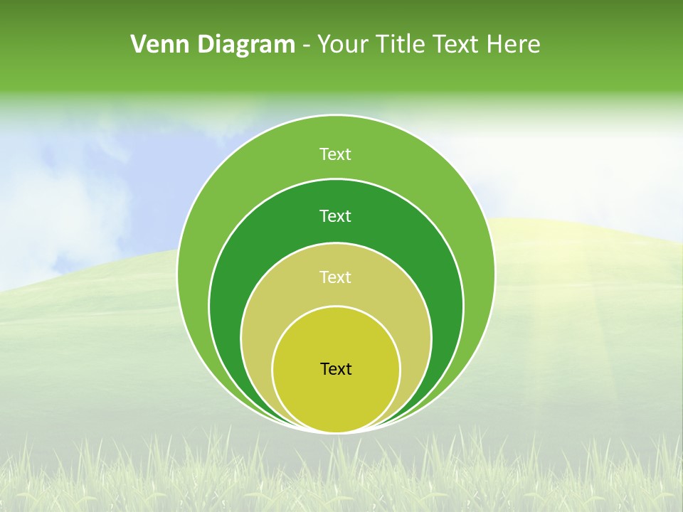 Landscaped Land Sustainable PowerPoint Template
