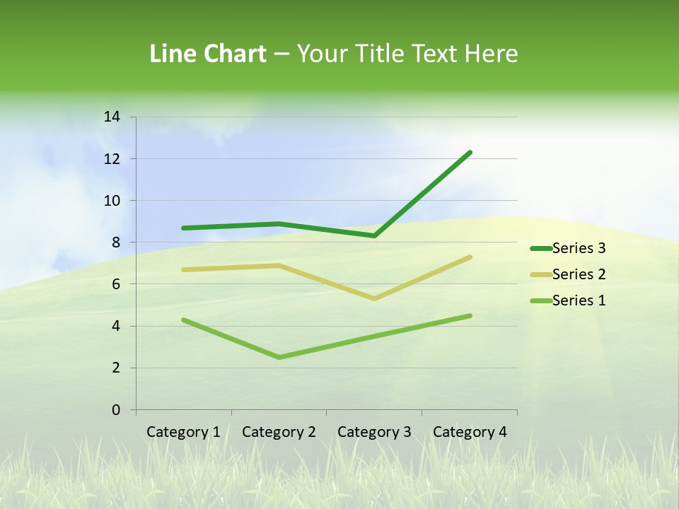 Landscaped Land Sustainable PowerPoint Template