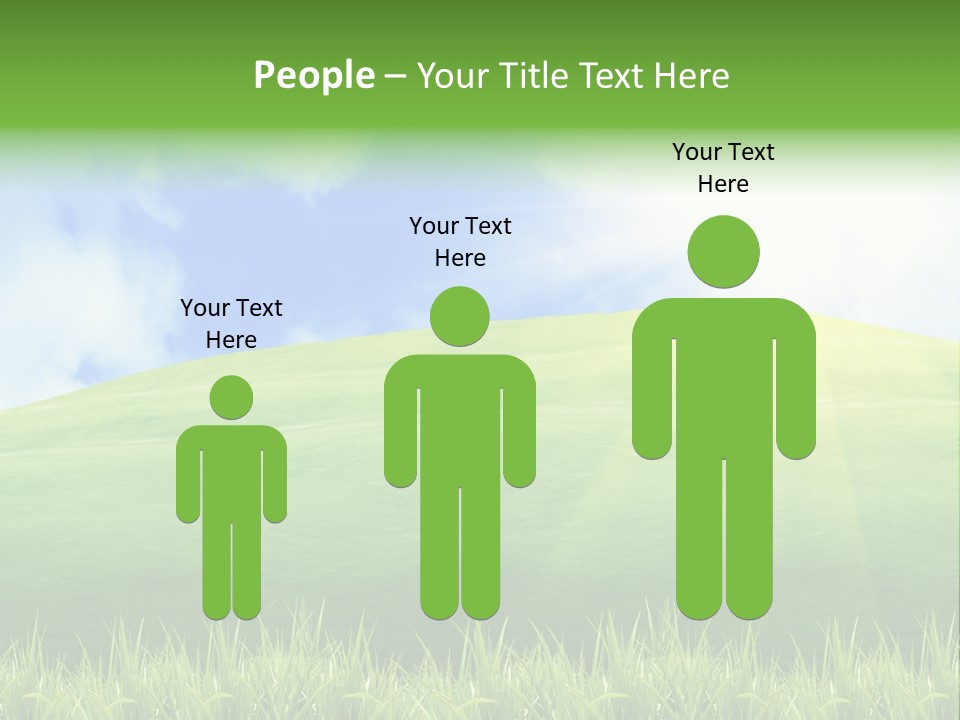 Landscaped Land Sustainable PowerPoint Template