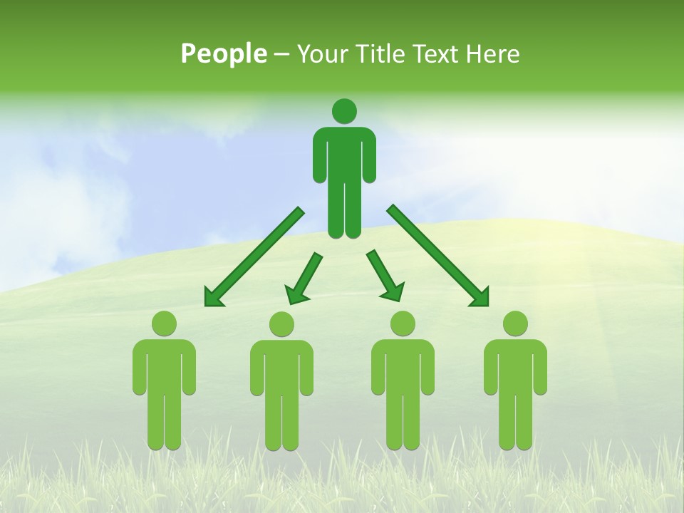 Landscaped Land Sustainable PowerPoint Template