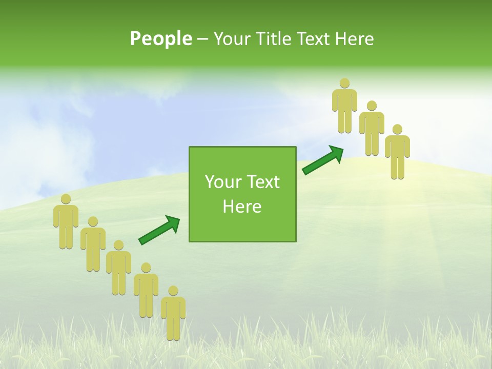 Landscaped Land Sustainable PowerPoint Template