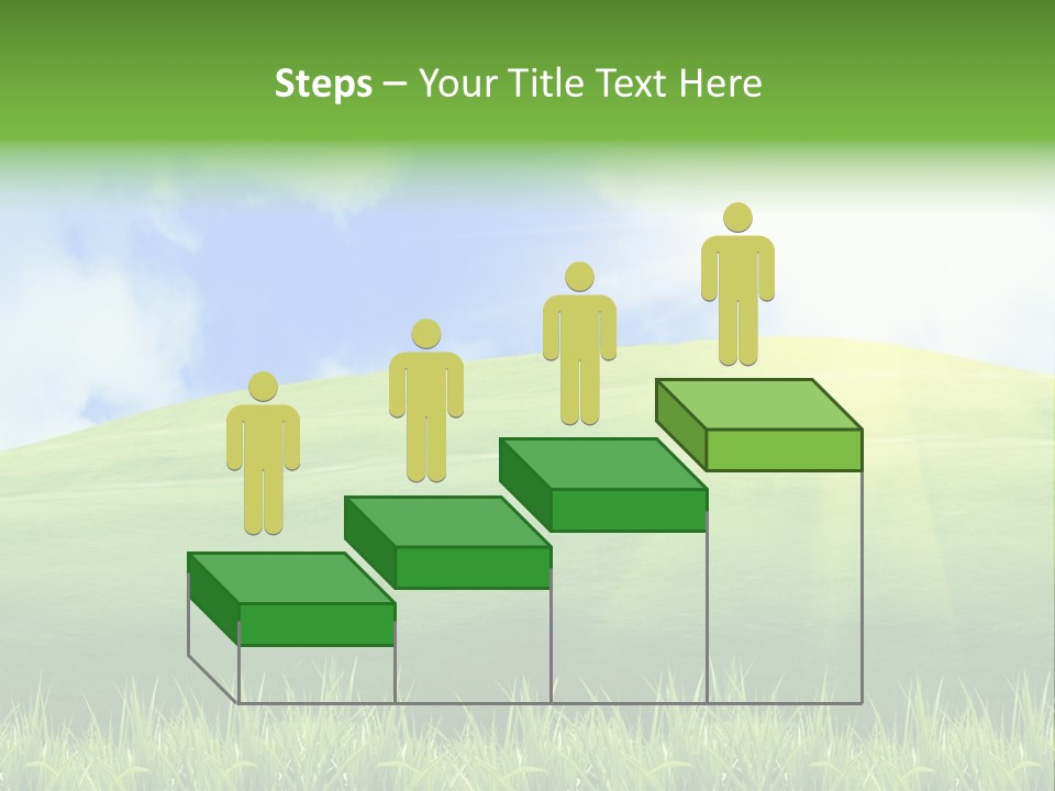 Landscaped Land Sustainable PowerPoint Template