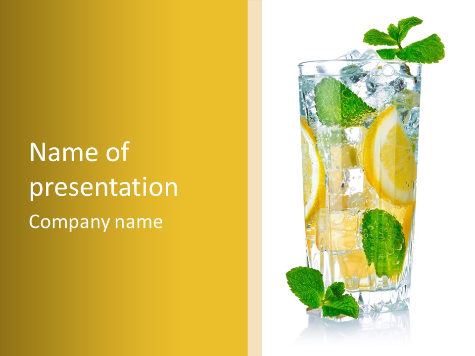 Green Natural Plant PowerPoint Template