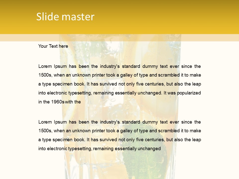 Green Natural Plant PowerPoint Template