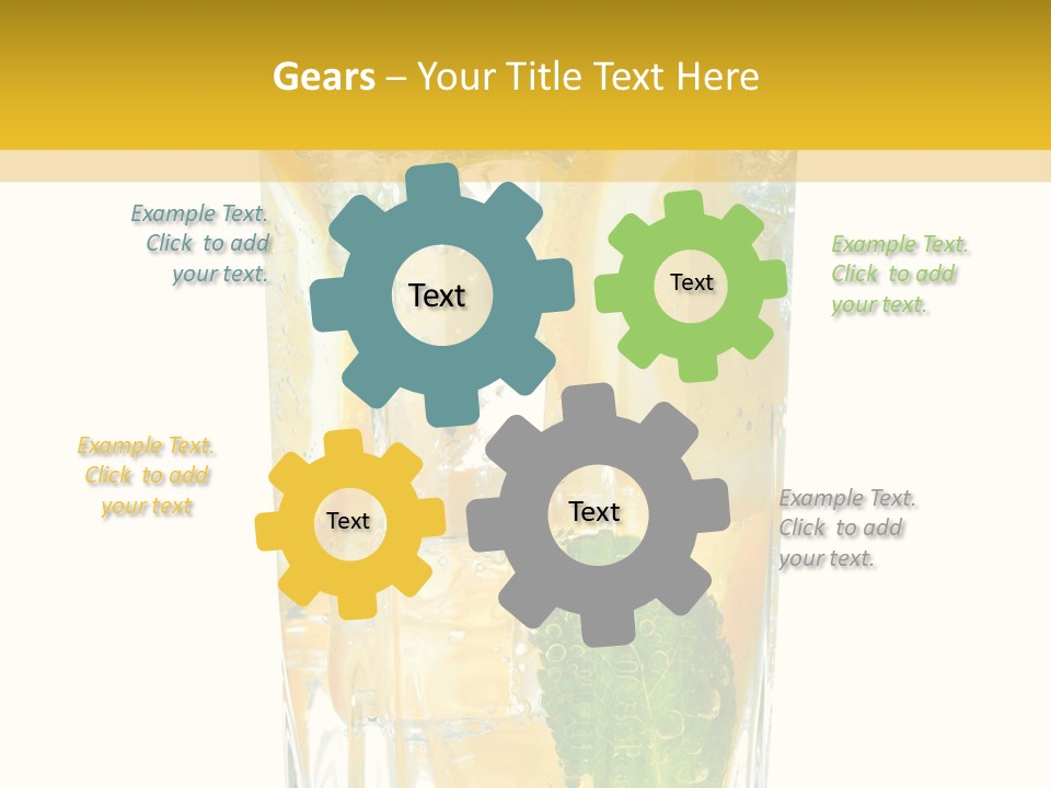 Green Natural Plant PowerPoint Template