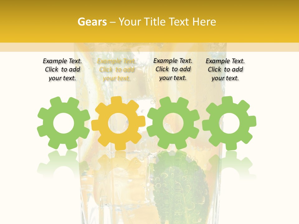 Green Natural Plant PowerPoint Template