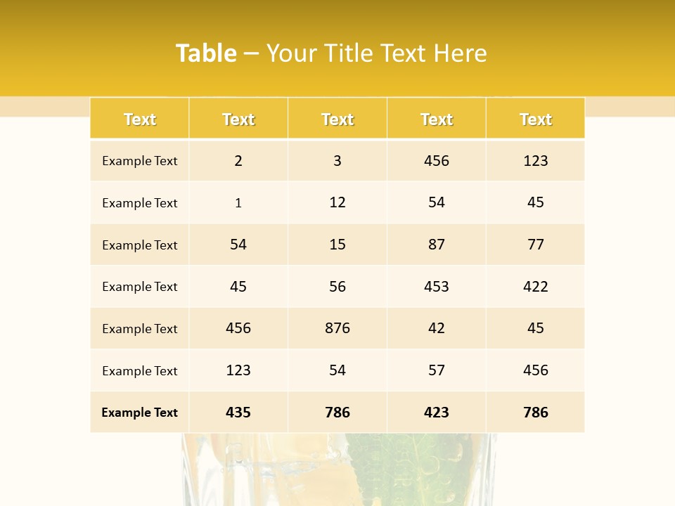 Green Natural Plant PowerPoint Template