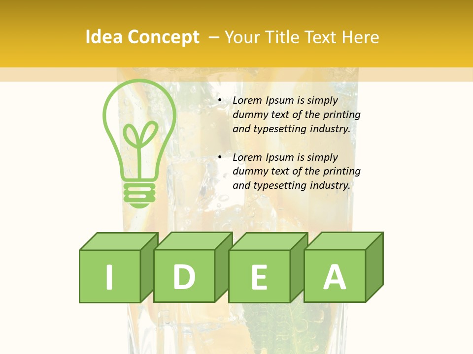 Green Natural Plant PowerPoint Template