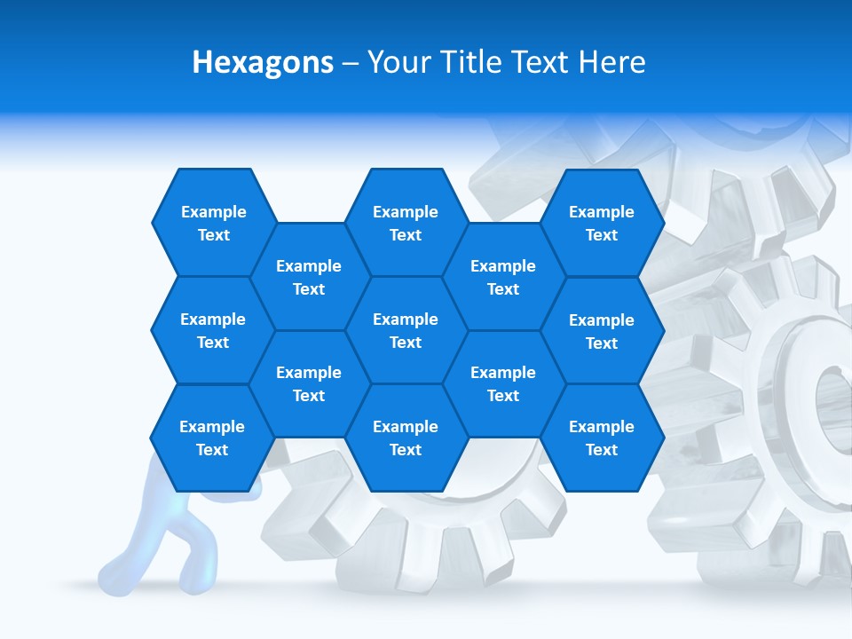 Metal Moving Pushing PowerPoint Template
