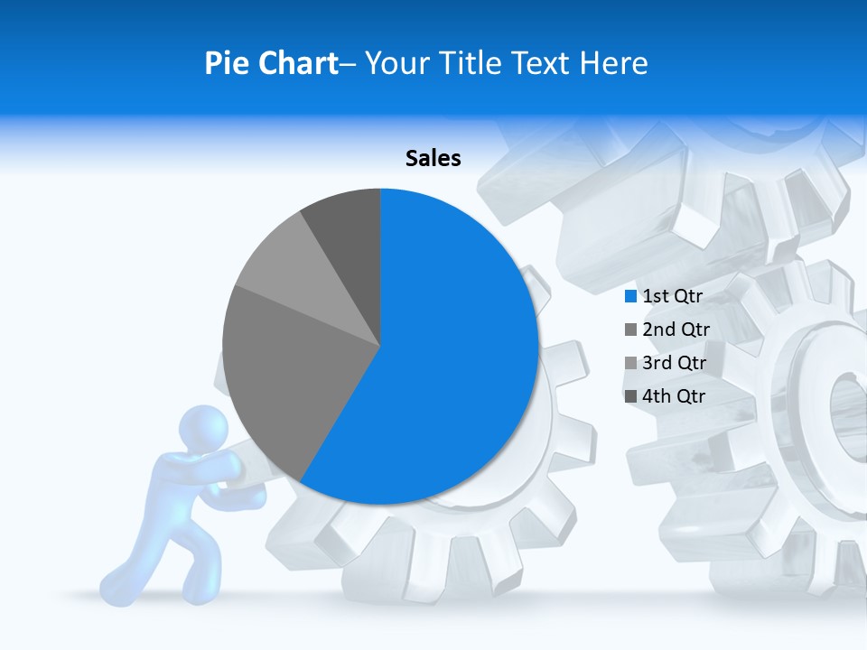 Metal Moving Pushing PowerPoint Template