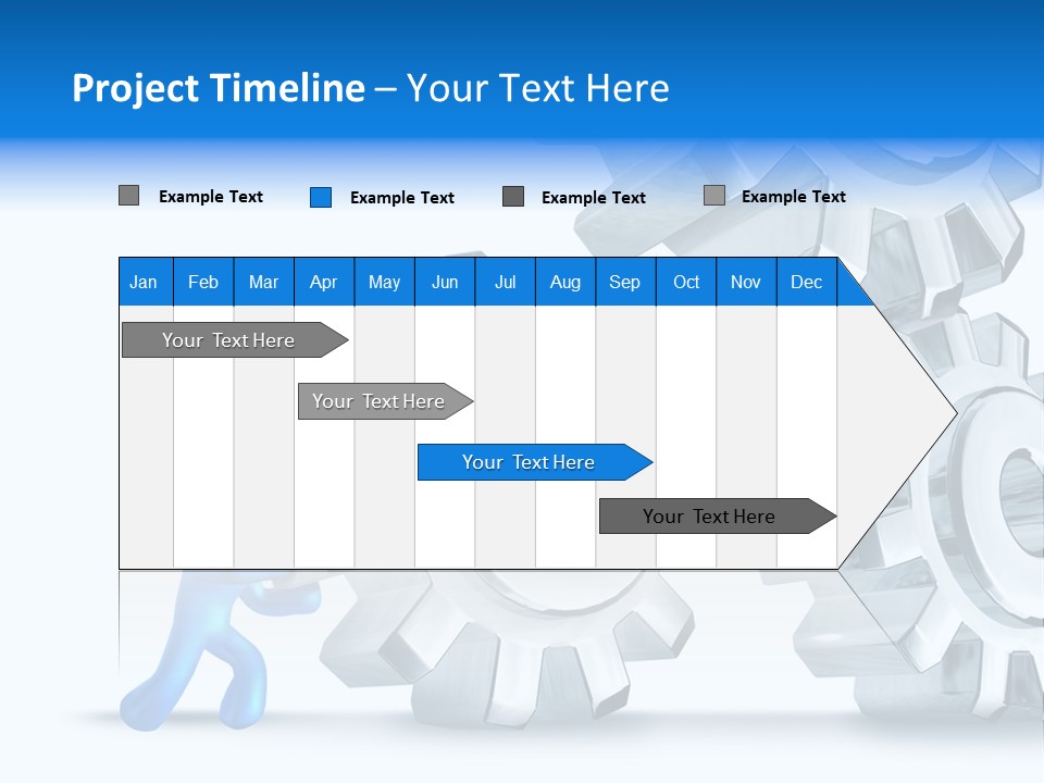 Metal Moving Pushing PowerPoint Template