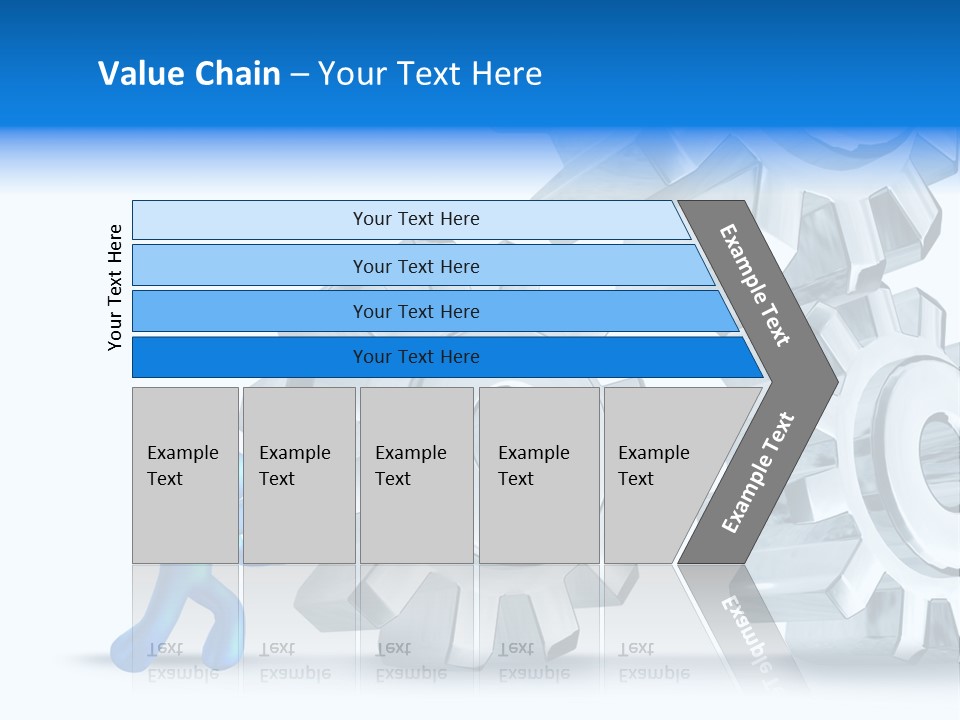 Metal Moving Pushing PowerPoint Template
