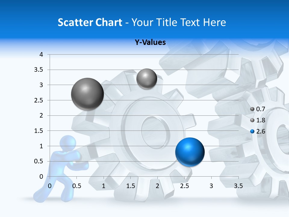 Metal Moving Pushing PowerPoint Template