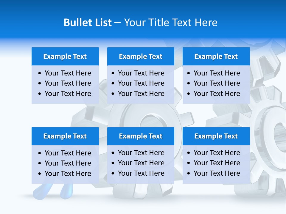 Metal Moving Pushing PowerPoint Template
