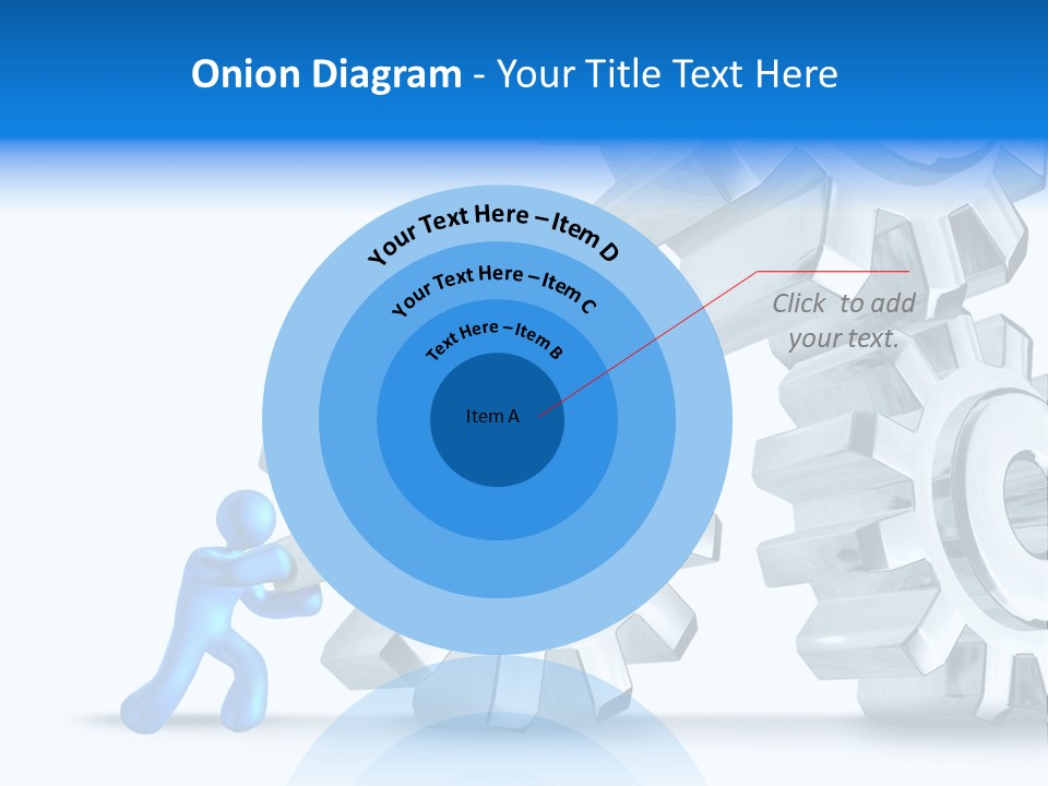 Metal Moving Pushing PowerPoint Template