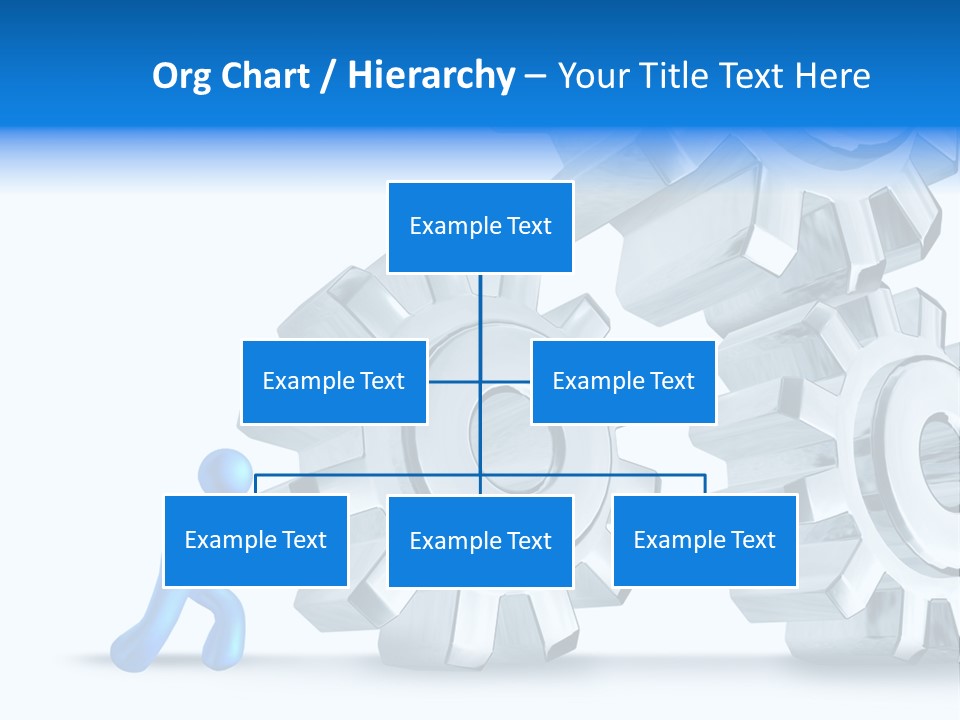 Metal Moving Pushing PowerPoint Template