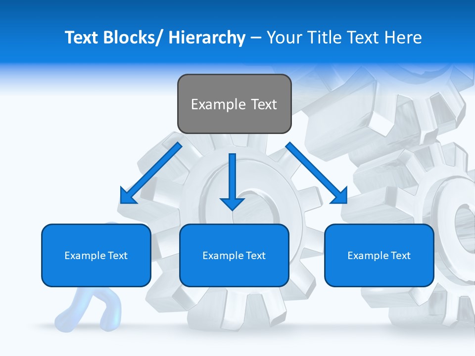 Metal Moving Pushing PowerPoint Template