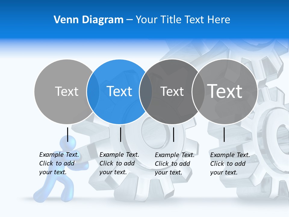 Metal Moving Pushing PowerPoint Template