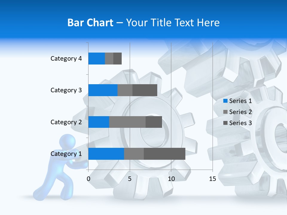 Metal Moving Pushing PowerPoint Template