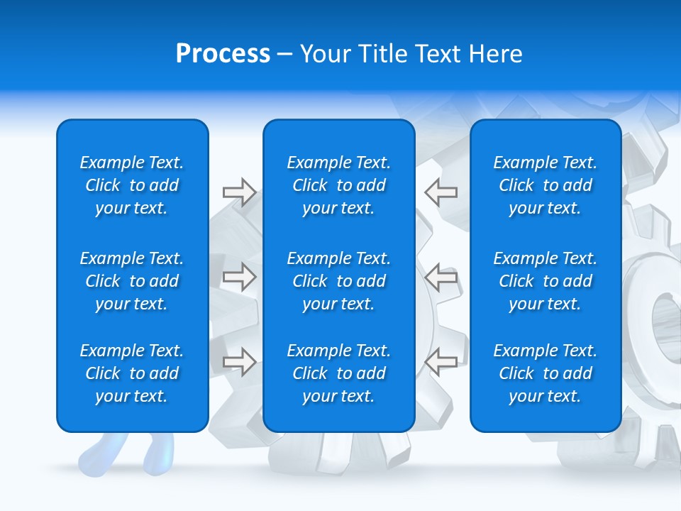 Metal Moving Pushing PowerPoint Template