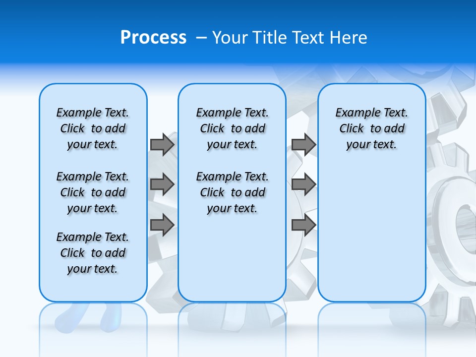 Metal Moving Pushing PowerPoint Template