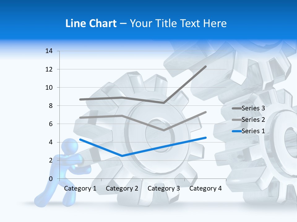 Metal Moving Pushing PowerPoint Template